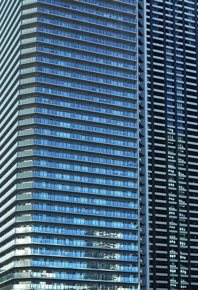 japonská moderní architektura Tokio Toyosu Foto Petr Horčička
